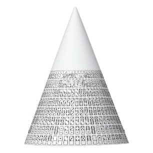 Chapeaux De Fètes Original black and white domino