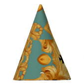 Chapeaux De Fètes Ornement baroque doré éléments 3D (Droite)