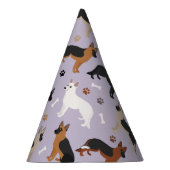 Chapeaux De Fètes Os bergers allemands et pattes (Droite)