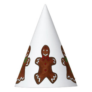 Chapeaux De Fètes Pain d'épices Homme Femme Noël Cookies de vacances