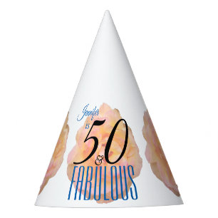 Chapeaux De Fètes Pale Peach Rose 50 et fabuleuse fête d'anniversair