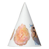 Chapeaux De Fètes Pale Peach Rose 50 et fabuleuse fête d'anniversair (Gauche)