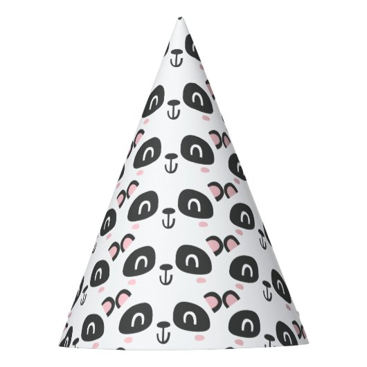 Chapeaux De Fètes Panda de caractère mignon anniversaire des enfants (Devant)