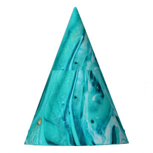 Chapeaux De Fètes Papier marbré oriental, art de luxe.