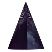 Chapeaux De Fètes Papier peint Galaxy Lion Face Art (Dos)