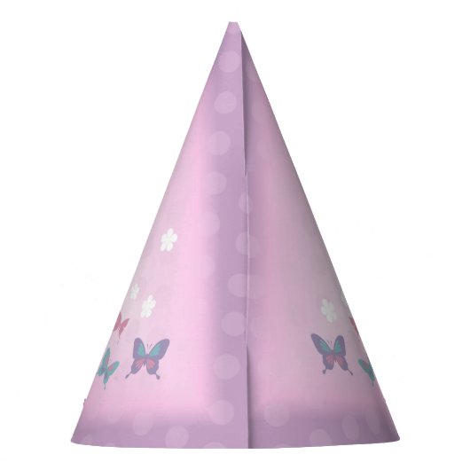 Chapeaux De Fètes papillon d'anniversaire conceptions personnalisées (Dos)