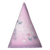 Chapeaux De Fètes papillon d'anniversaire conceptions personnalisées (Droite)