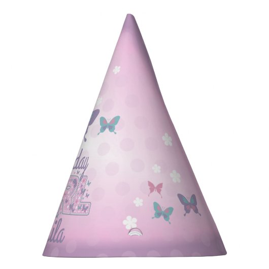 Chapeaux De Fètes papillon d'anniversaire conceptions personnalisées (Droite)