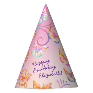 Chapeaux De Fètes Papillon fête d'anniversaire Enfants colorés