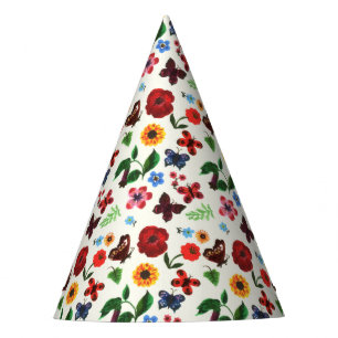 Chapeaux De Fètes Papillon floral botanique