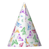 Chapeaux De Fètes Papillons arc-en-ciel (Dos)