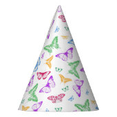 Chapeaux De Fètes Papillons arc-en-ciel (Gauche)