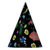 Chapeaux De Fètes Papillons multicolores : Motif transparent (Gauche)