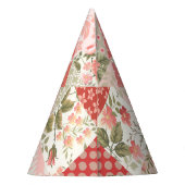 Chapeaux De Fètes Papillons rose Patchwork sans couture (Dos)