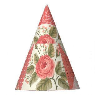 Chapeaux De Fètes Papillons rose Patchwork sans couture