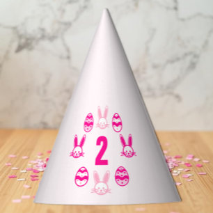 Chapeaux De Fètes Pâques Anniversaire 2 ans Rose
