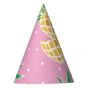 Chapeaux De Fètes Paradis de l'ananas : Motif tropical