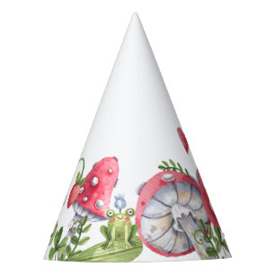 Chapeaux De Fètes Parti Anniversaire de enfant de champignons d'aqua