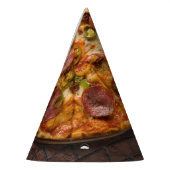 Chapeaux De Fètes Partie de pizza suprême (Gauche)