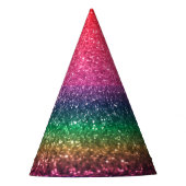 Chapeaux De Fètes Parties scintillant amusante Rainbow Sparkle (Devant)