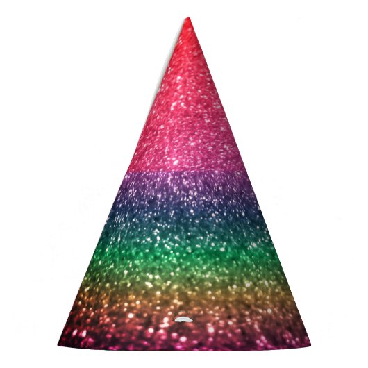 Chapeaux De Fètes Parties scintillant amusante Rainbow Sparkle (Gauche)