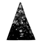 Chapeaux De Fètes Parties scintillant noire gris argent #3 (Parties  (Droite)