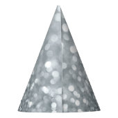 Chapeaux De Fètes Parties scintillant Princesse Silver Sparkle Glamo (Dos)