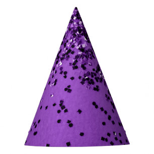 Chapeaux De Fètes Parties scintillant PURPLE #2 (Parties scintillant