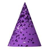 Chapeaux De Fètes Parties scintillant PURPLE #2 (Parties scintillant (Gauche)