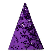 Chapeaux De Fètes Parties scintillant PURPLE #2 (Parties scintillant (Droite)