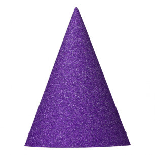 Chapeaux De Fètes Parties scintillant violette, Étincelle, Arrière -