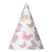 Chapeaux De Fètes Parties scintillant Whimsical Papillon Anniversair (Gauche)