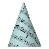 Chapeaux De Fètes Partition de musique bleue (Droite)