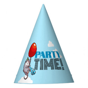 Chapeaux De Fètes PARTY TIME! Possum Funny Flottant Opossum