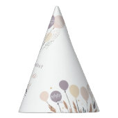 Chapeaux De Fètes Pastel Boho Hedgehog et Balloons Anniversaire (Droite)