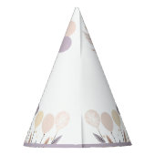 Chapeaux De Fètes Pastel Boho Owl et Balloons Anniversaire (Dos)