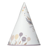 Chapeaux De Fètes Pastel Boho Rabbit et Ballons Anniversaire (Gauche)