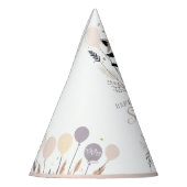 Chapeaux De Fètes Pastel Boho Raccoon et Ballons Anniversaire (Gauche)