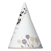 Chapeaux De Fètes Pastel Boho Raccoon et Ballons Anniversaire (Droite)