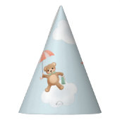 Chapeaux De Fètes Pastel Classic Teddy Bear Pêche Bleu (Gauche)