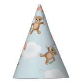 Chapeaux De Fètes Pastel Classic Teddy Bear Pêche Bleu (Droite)