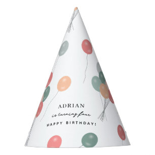 Chapeaux De Fètes Pastel coloré Balloons de fête d'anniversaire mode