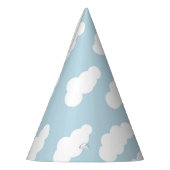 Chapeaux De Fètes Pastel Nuages Bébé Esthétique Bleu Et Blanc (Gauche)