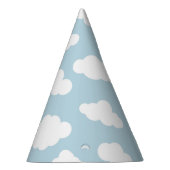 Chapeaux De Fètes Pastel Nuages Bébé Esthétique Bleu Et Blanc (Droite)