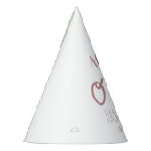 Chapeaux De Fètes Pastel Pink Rainbow Un premier anniversaire (Gauche)