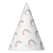 Chapeaux De Fètes Pastel Pink Rainbow Un premier anniversaire (Gauche)