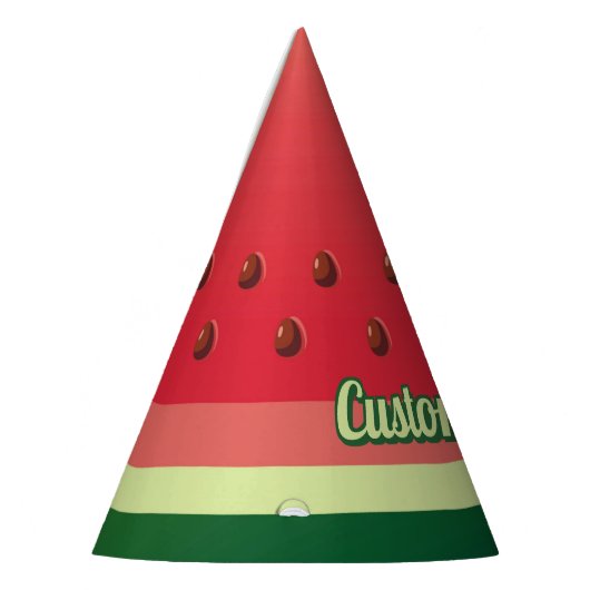 Chapeaux De Fètes Pastèque (Gauche)