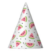 Chapeaux De Fètes Pastèque rose, Graines de pastèque, Motif d'été (Gauche)