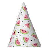 Chapeaux De Fètes Pastèque rose, Graines de pastèque, Motif d'été (Droite)