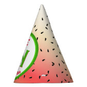 Chapeaux De Fètes Pastèque Une Pastèque Fruit (Droite)